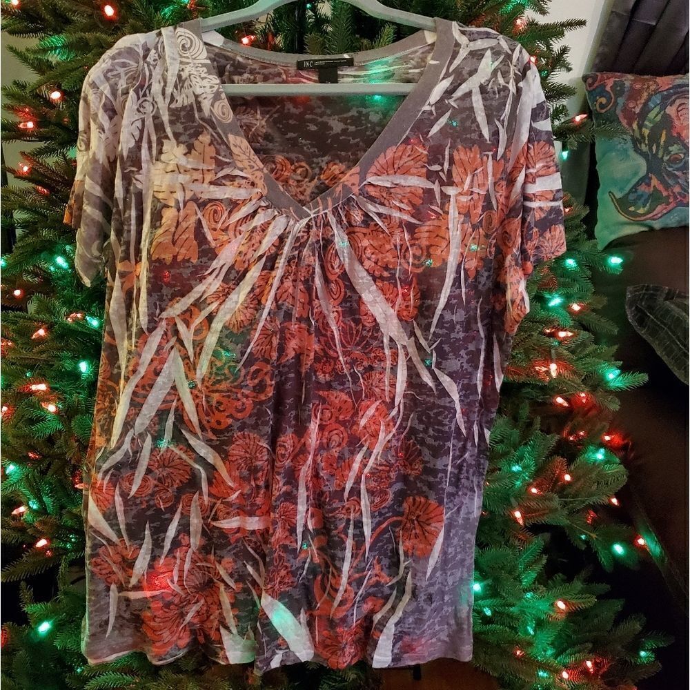 Orange and Gray Tunic - Picture 2 of 7